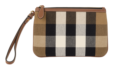 Burberry Peyton Check Wristlet, front view
